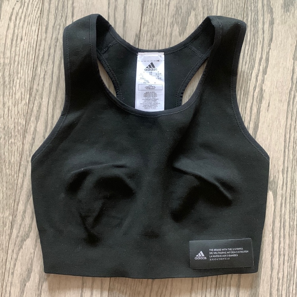 Adidas sports bra size XS- black